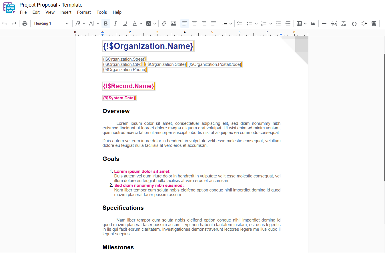 Example of clearing text formatting
