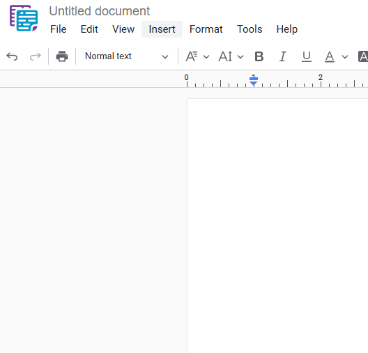 Inserting a table in docu2.me