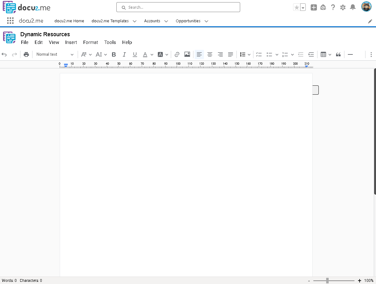 Inserting the Callable resource into the document as a dynamic field