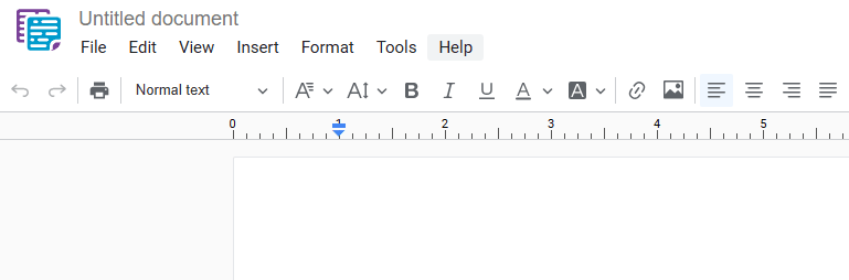 Screenshot showing how to access the Help menu in docu2.me